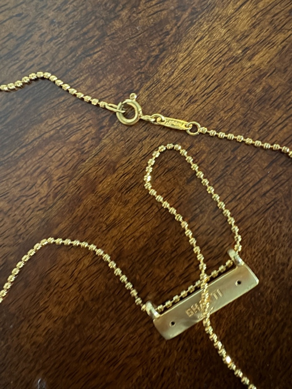 Satya Pure Devotion Bhakti Floral Bar Necklace - Picture 3 of 3